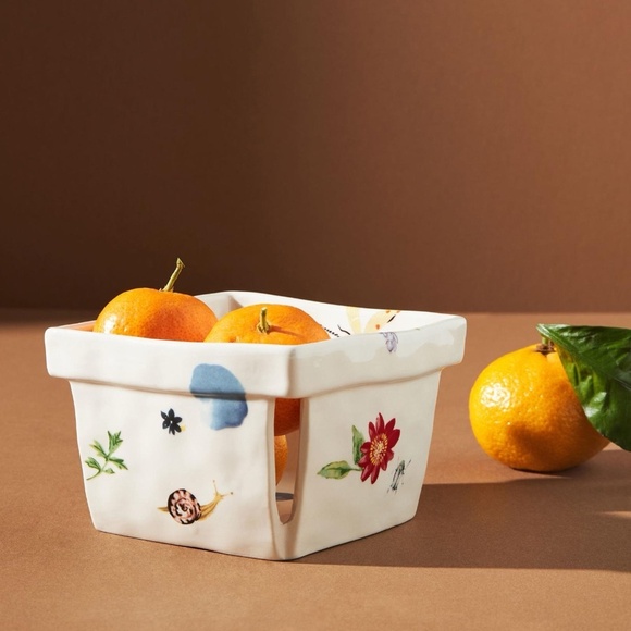 NWT Anthropologie SMALL Monarch Berry Basket - Picture 1 of 5